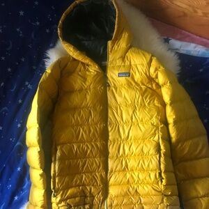 Yellow Patagonia Down Jacket